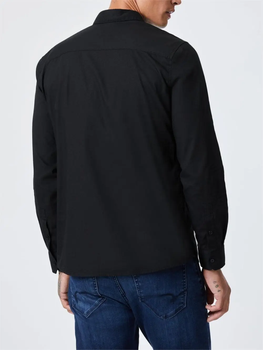 Black Regular - Fit Men's Shirt