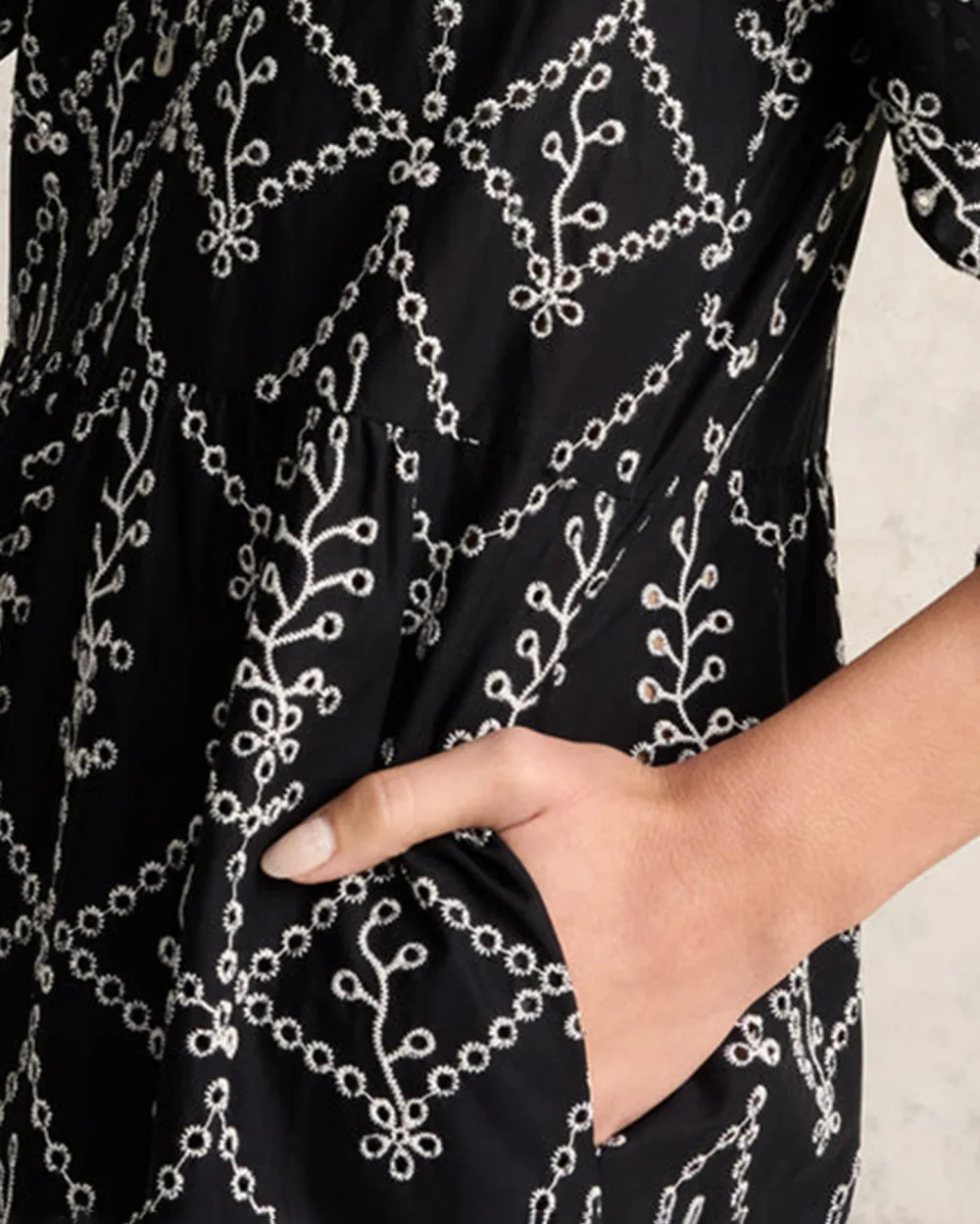 Cotton Broderie Dress