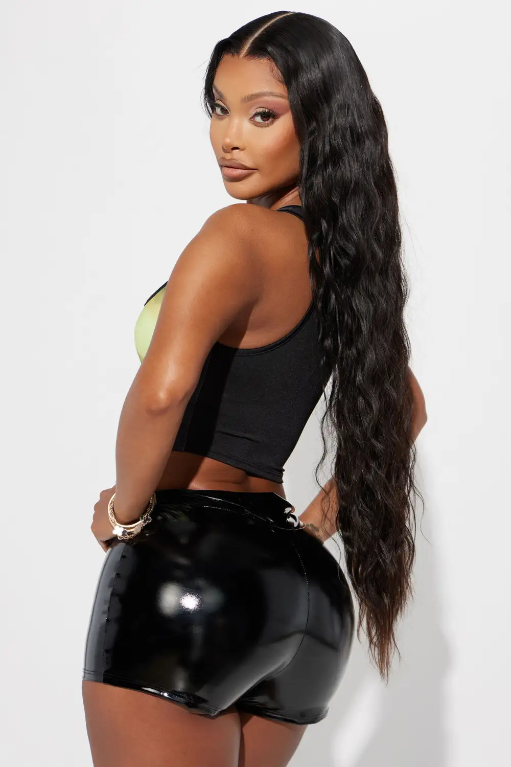 Can't Resist Body Heat Top - Black/combo