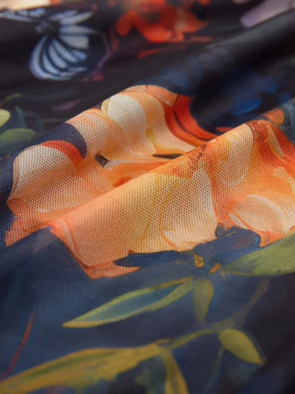 Elegant Floral Printed High-Waisted Slimming Dress