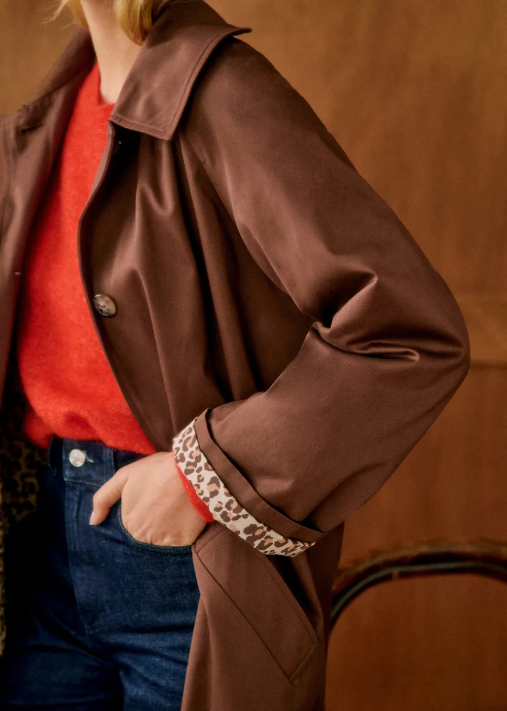 Choco  Oversized Trench Coat