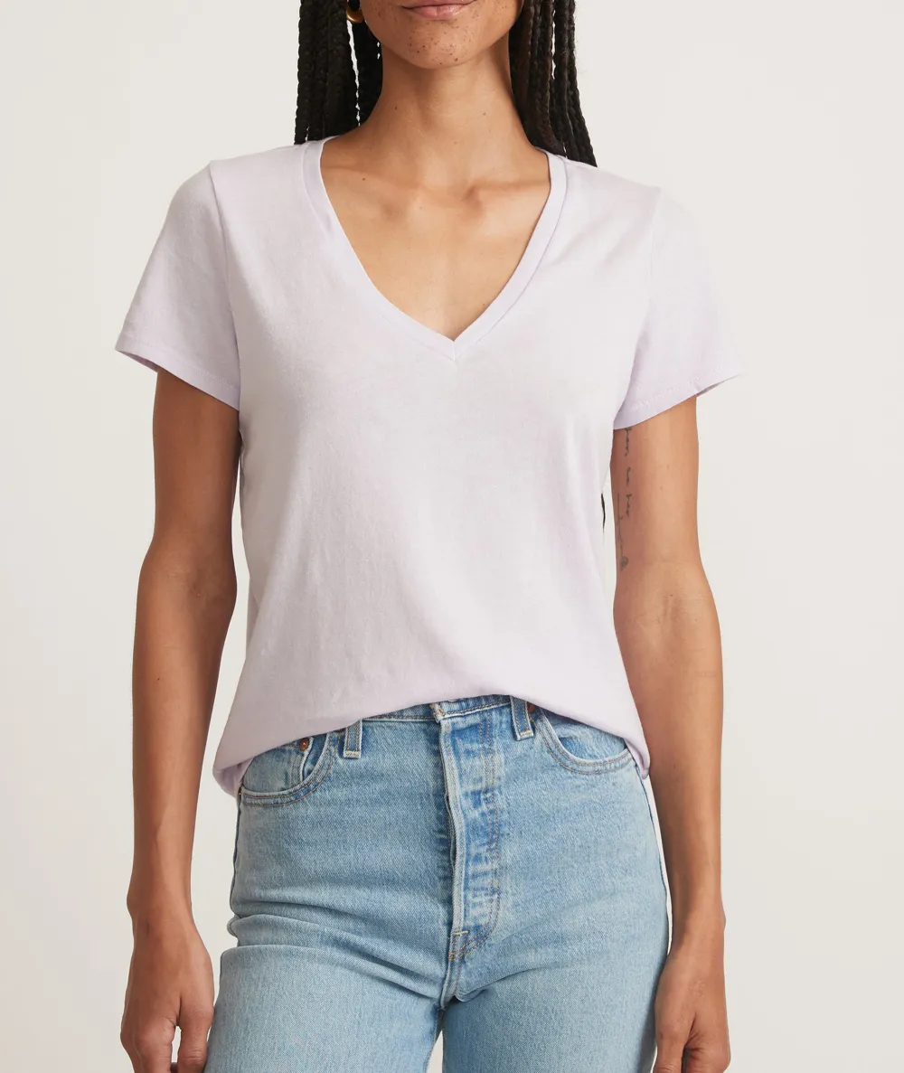 Easy Lavender V Neck