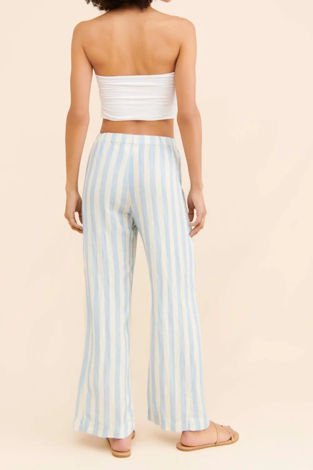 Stripe Wide Leg Pants