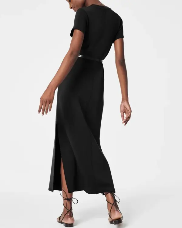 Crew Neck Maxi Dress