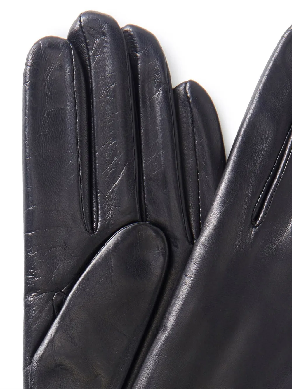 Black Leather Gloves