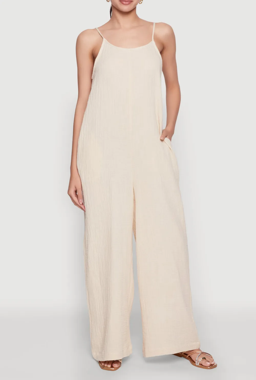 V-Neck Camisole Jumpsuit