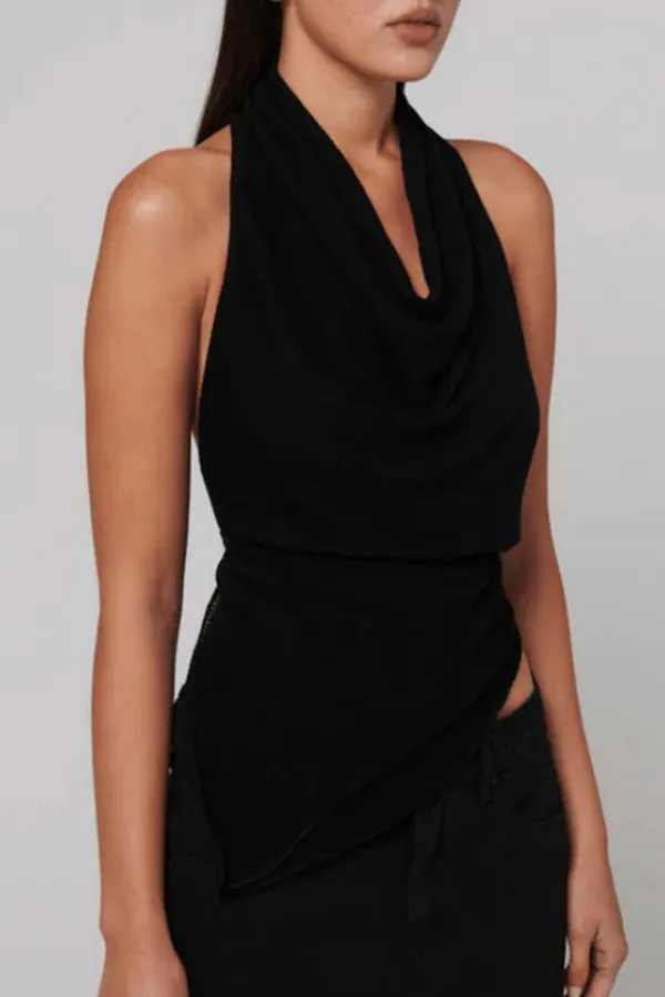 Black Soft And ComfortableBreathable Bodysuit