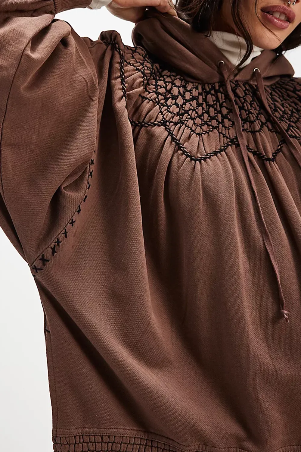 Smocked Waist Ruffled Mini Dress