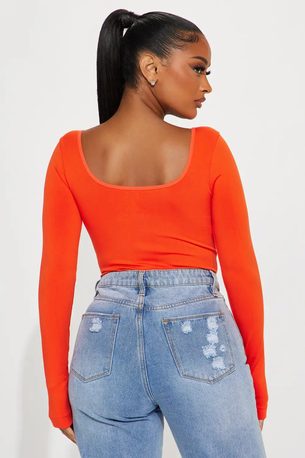 Never The Same Seamless Bodysuit - Red