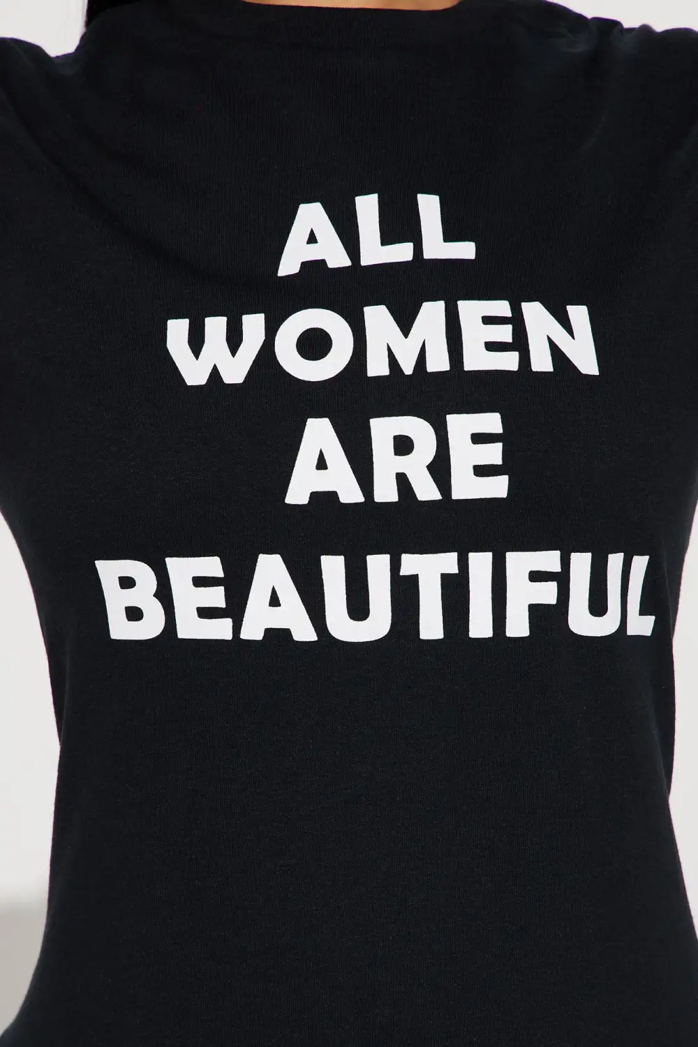 Beautiful Woman Top - Black