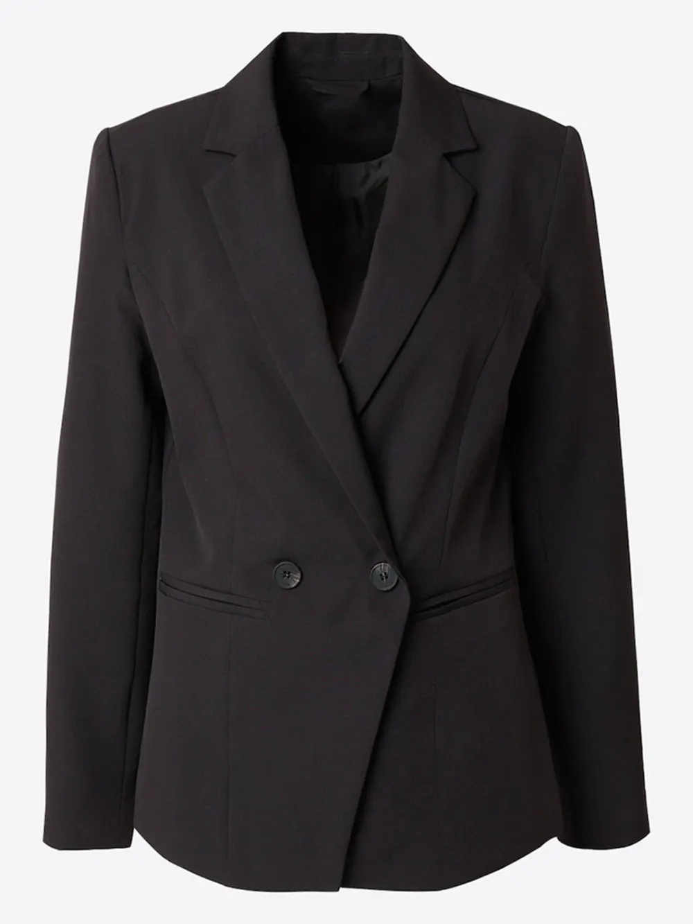 Black Plain Colored Blazer