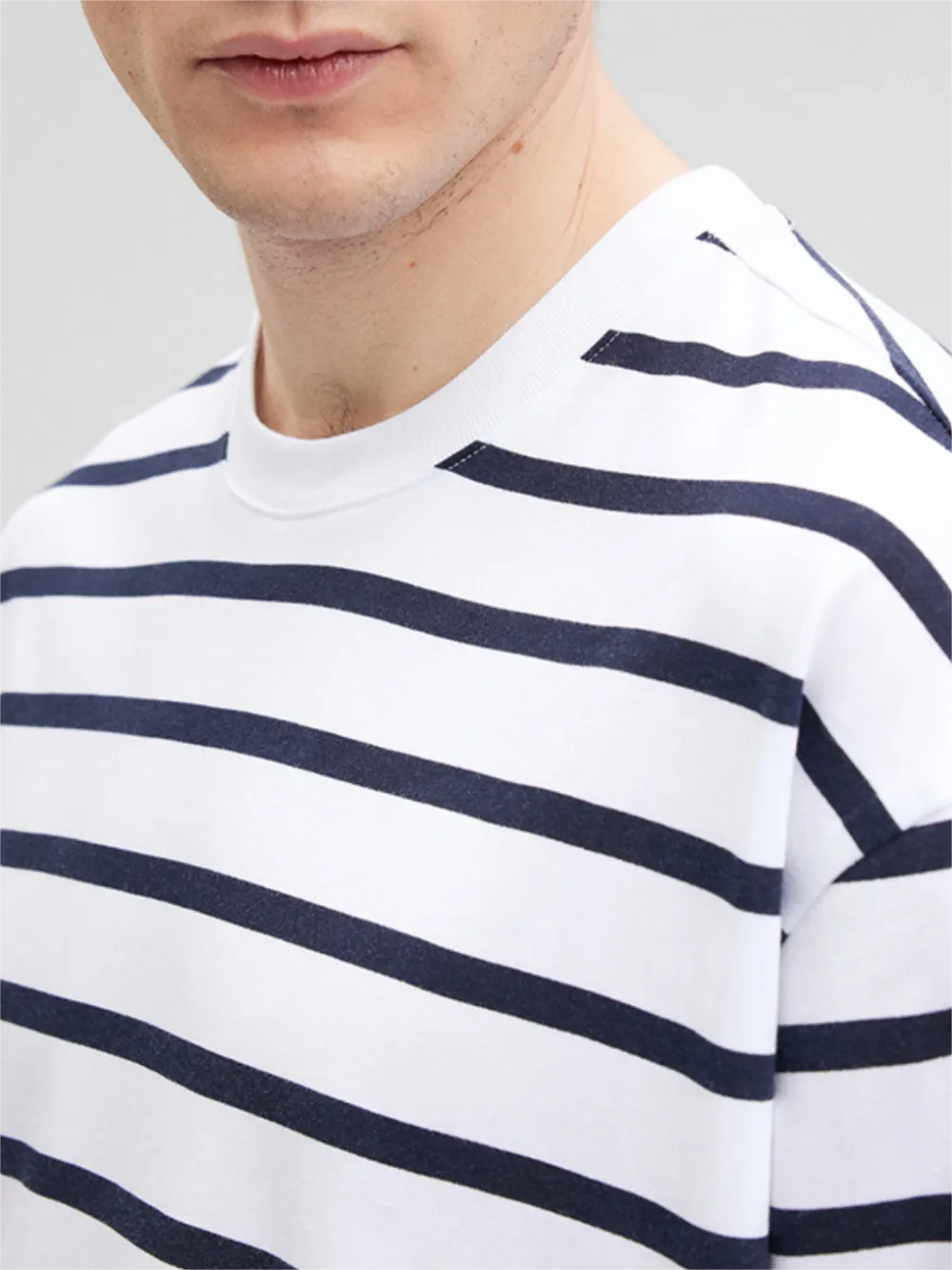 Striped Long - Sleeve Men's Shirt