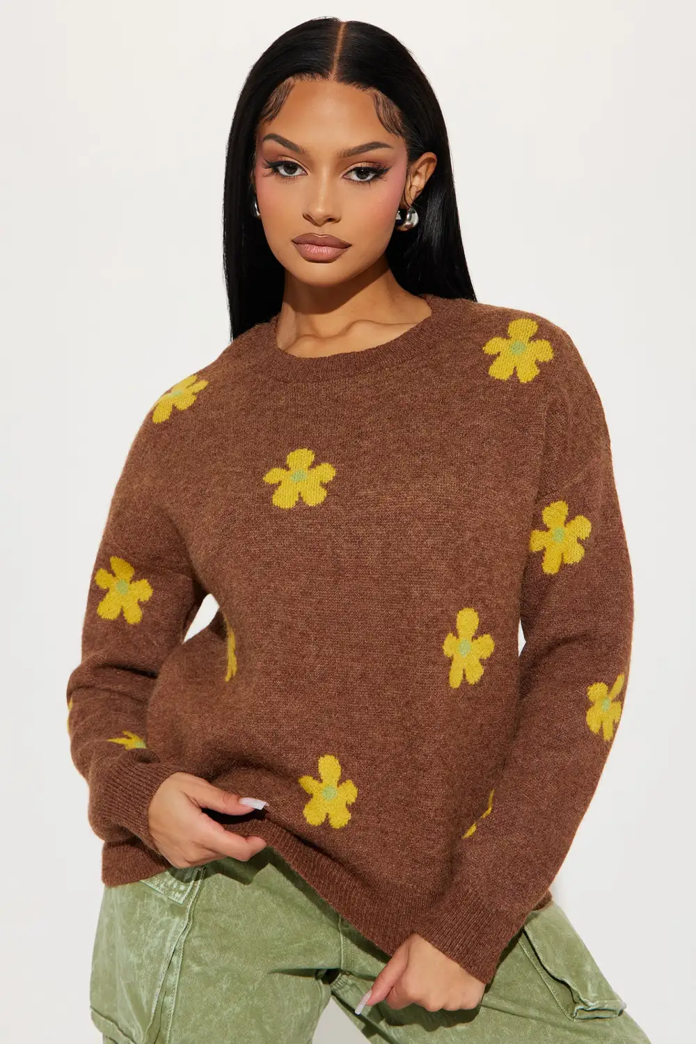 Pick Me Sweater - Brown