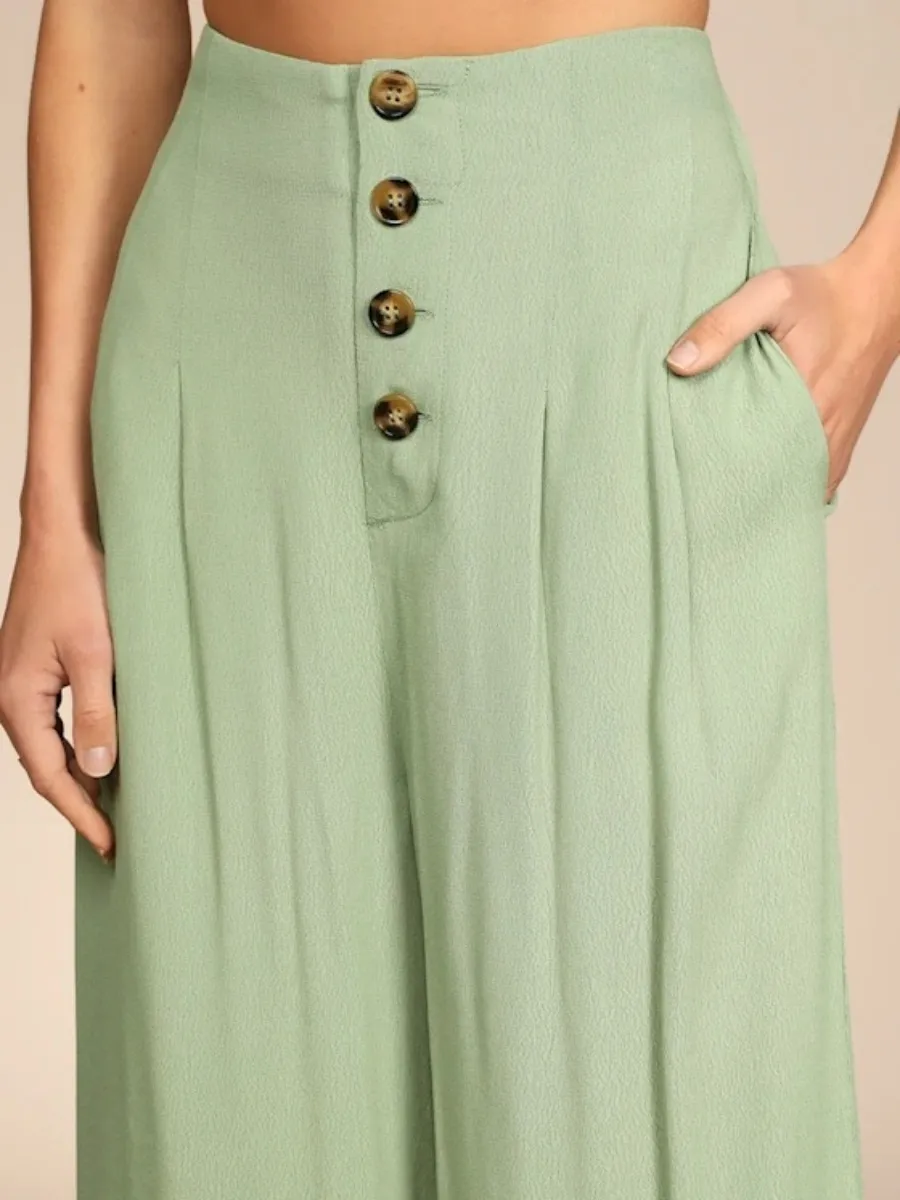 Flowy Button-Fly Pants