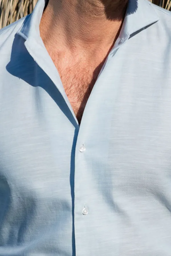 Light Blue  Cotton Shirt