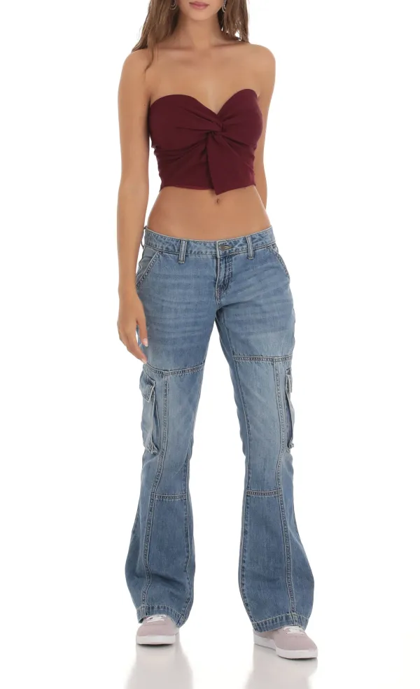 Cargo Jeans in Denim