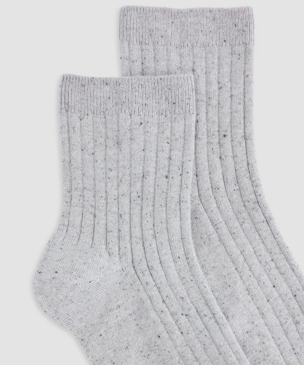 Casual Style Plain Quarter Crew Sock