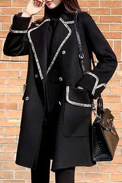 Hepburn Mid Length Lapel Coat