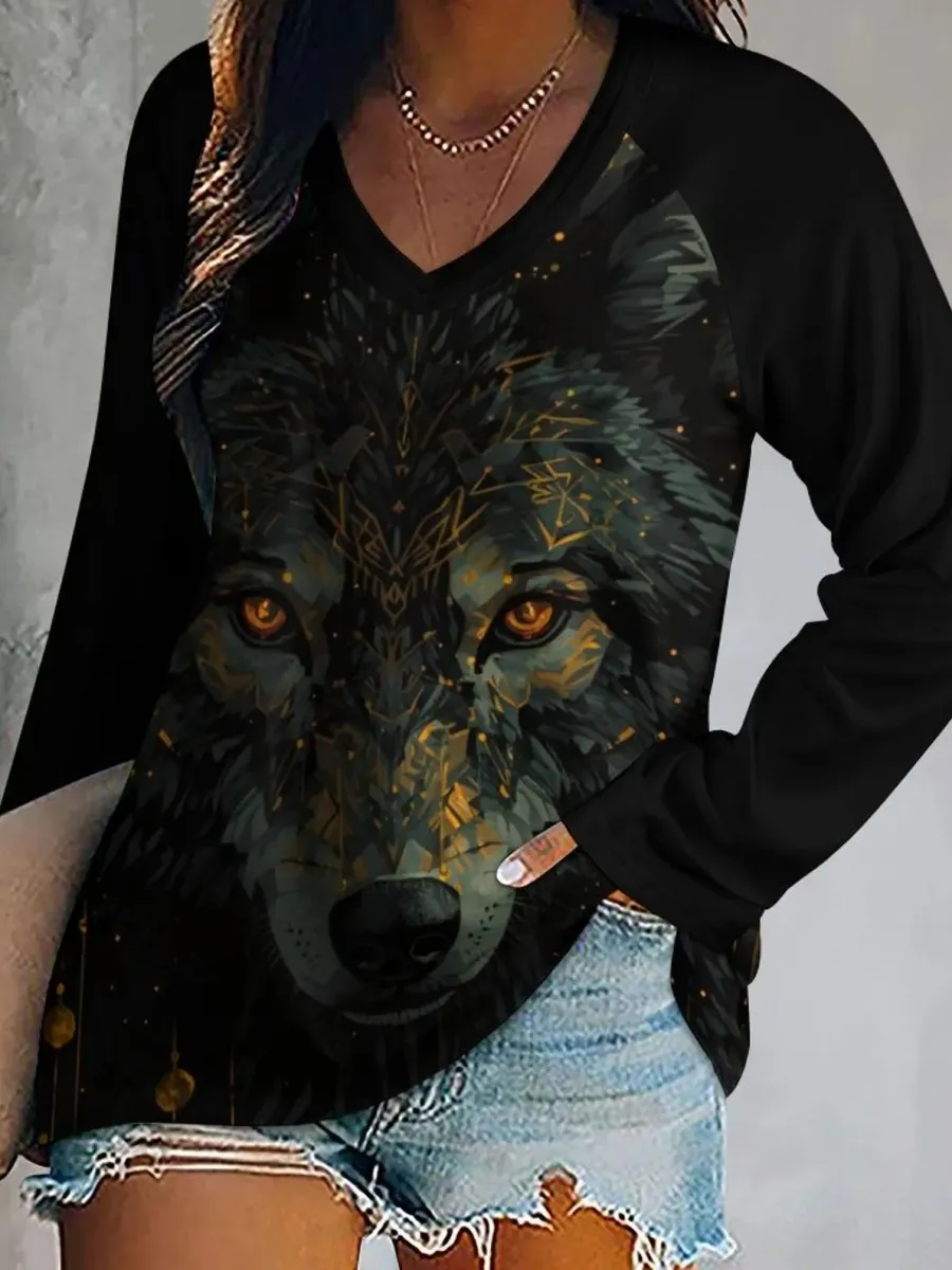Wild Wolf Casual Top