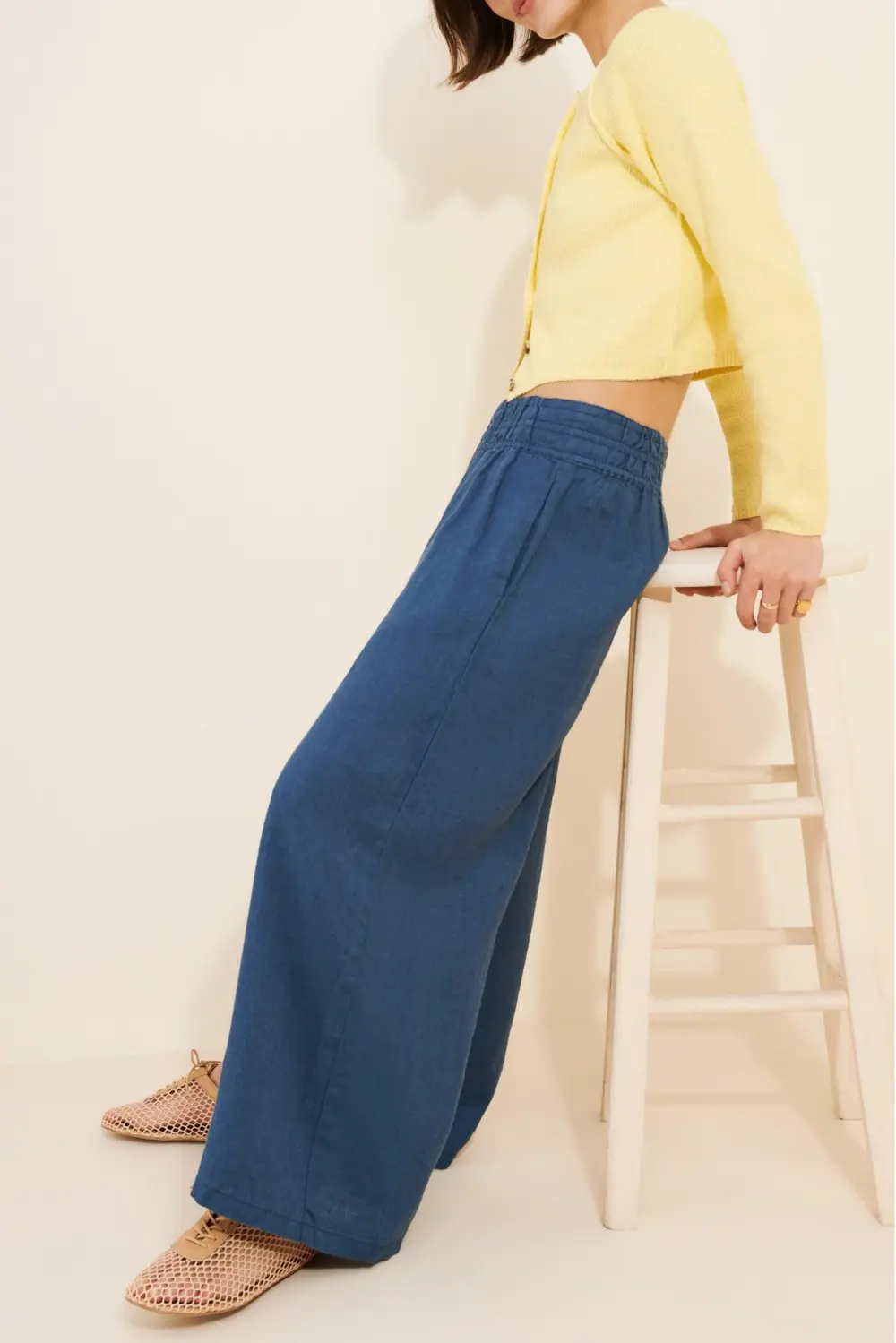 Somerset Linen Pull-On Pants