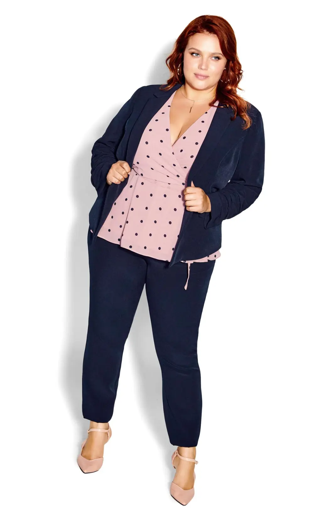 Evans Navy Blue Blazer