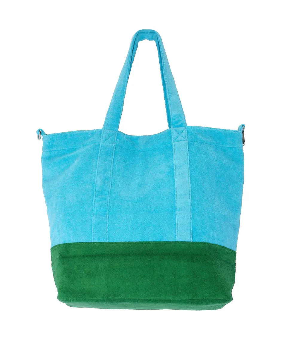 Casual Style Block Rocker Tote