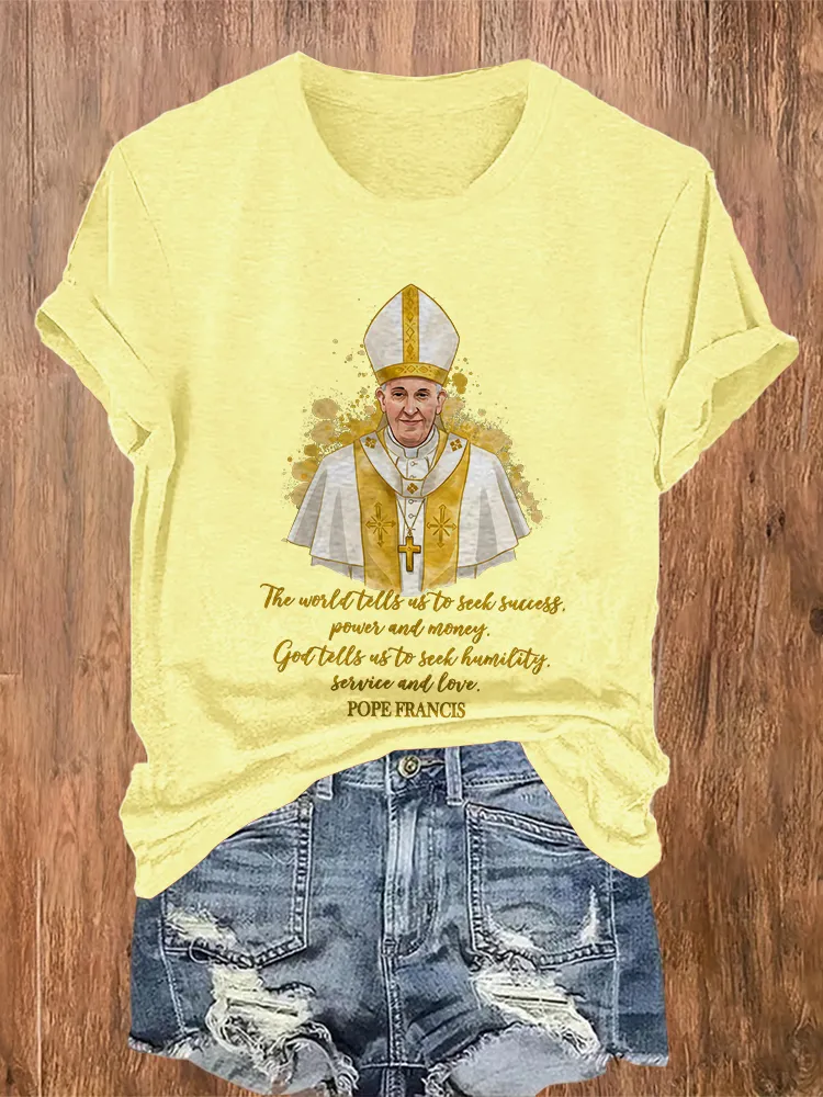 Women's Rest In Peace 1936-2025 Round Neck Short Sleeves Pure Cotton T-Shirt