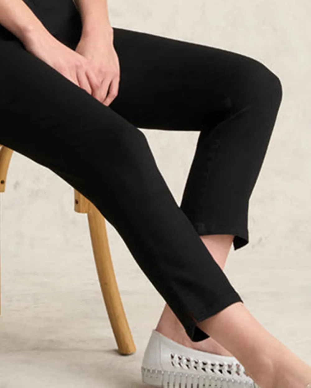Ankle Length Slim Fit Pants