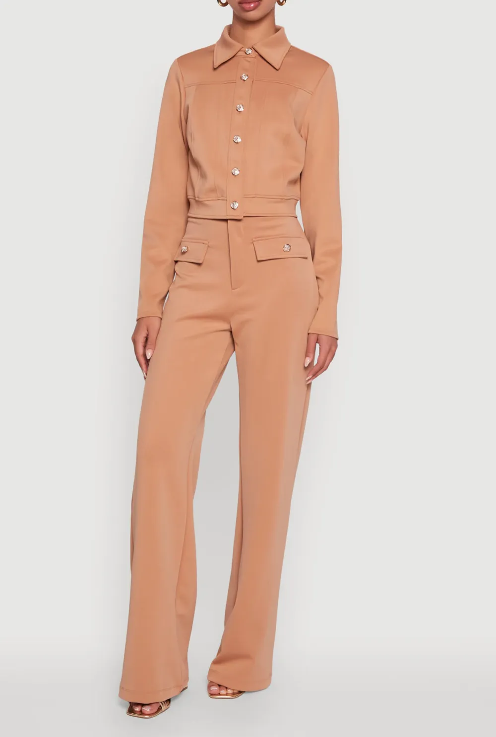 Short Shirt Collar Jacket