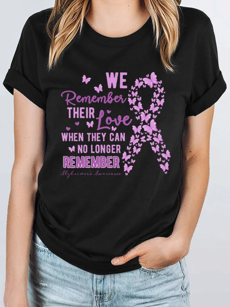 Women's T-Shirt We Remember Their Love When They Can No Longer Remember