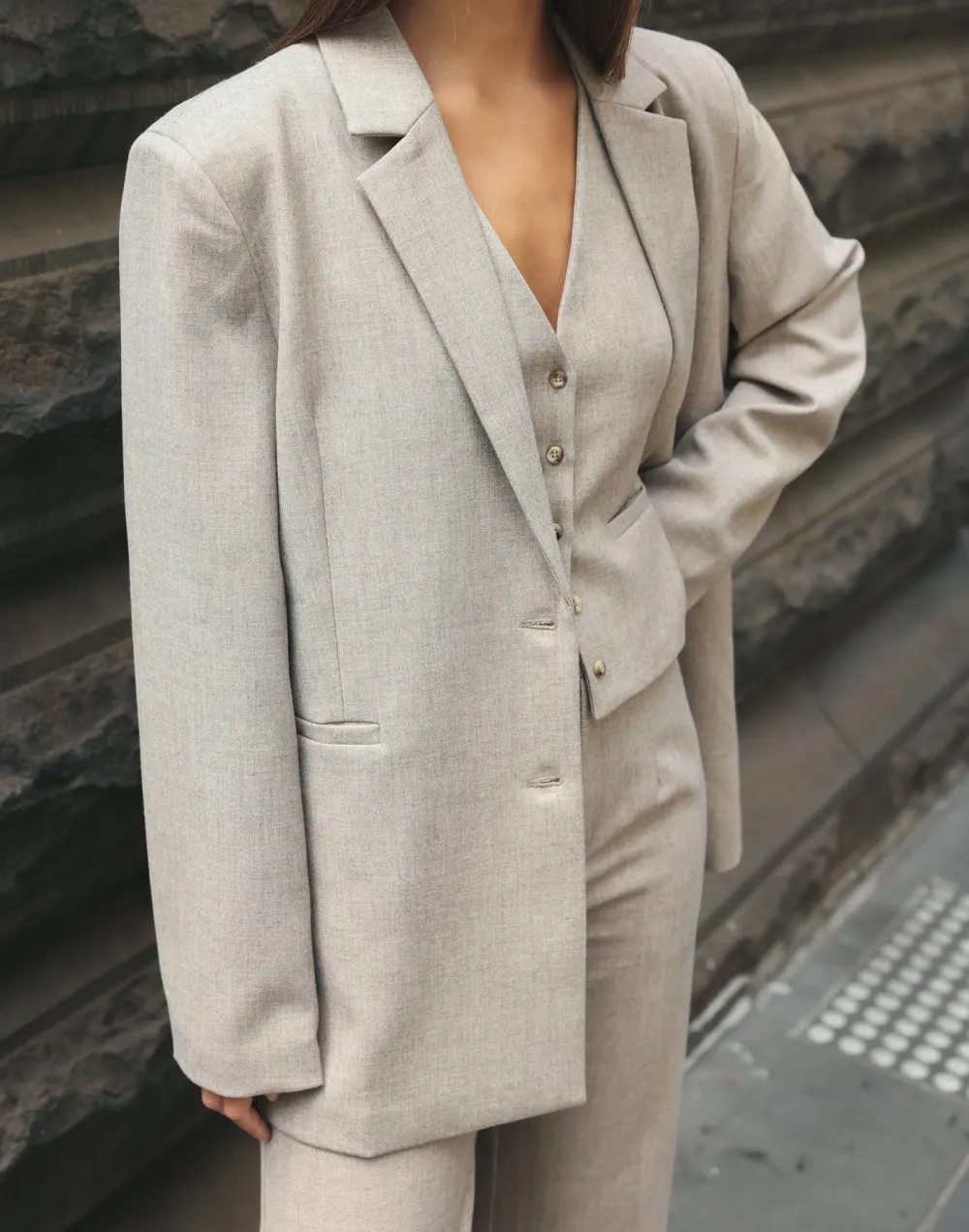 Stylish Loose Three Dimensional Suit