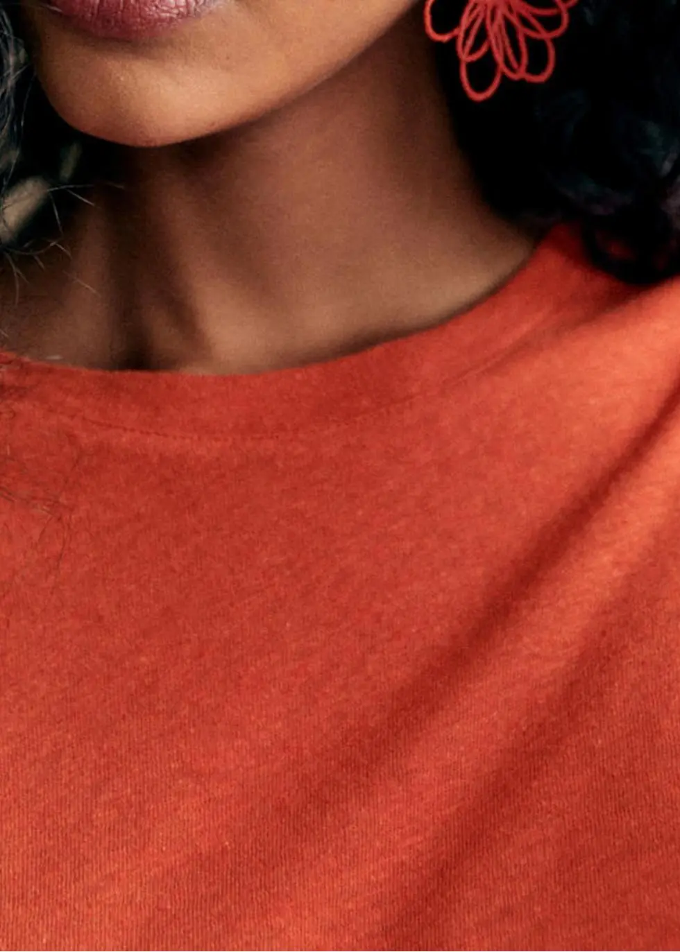 Cotton And Linen Loose Short-Sleeved T-Shirt