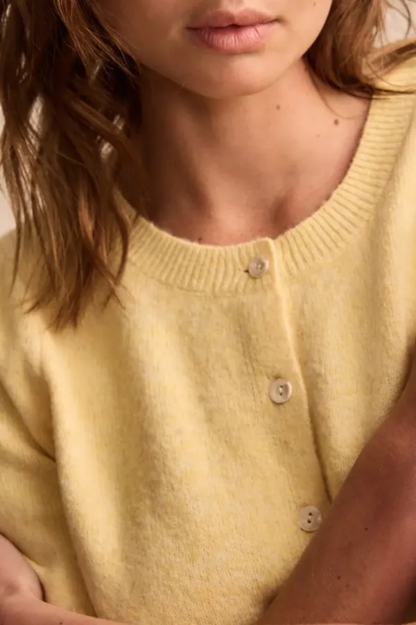 Sunlight Short Sleeve Puff Cardigan