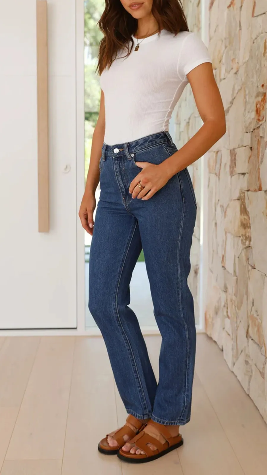 Organic Straight Leg Jeans