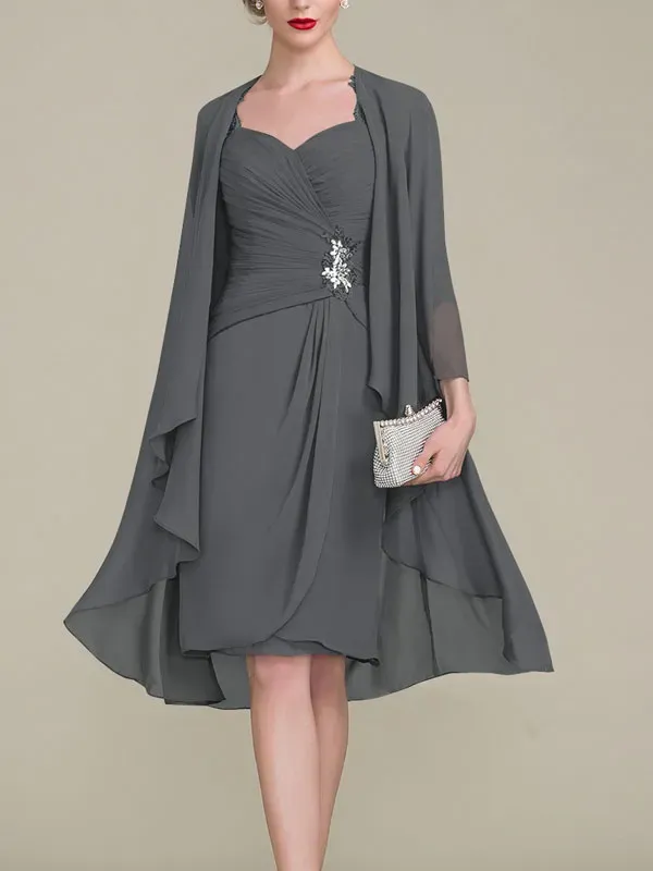 Waist Chiffon Simple Temperament Bridal Mother Dress