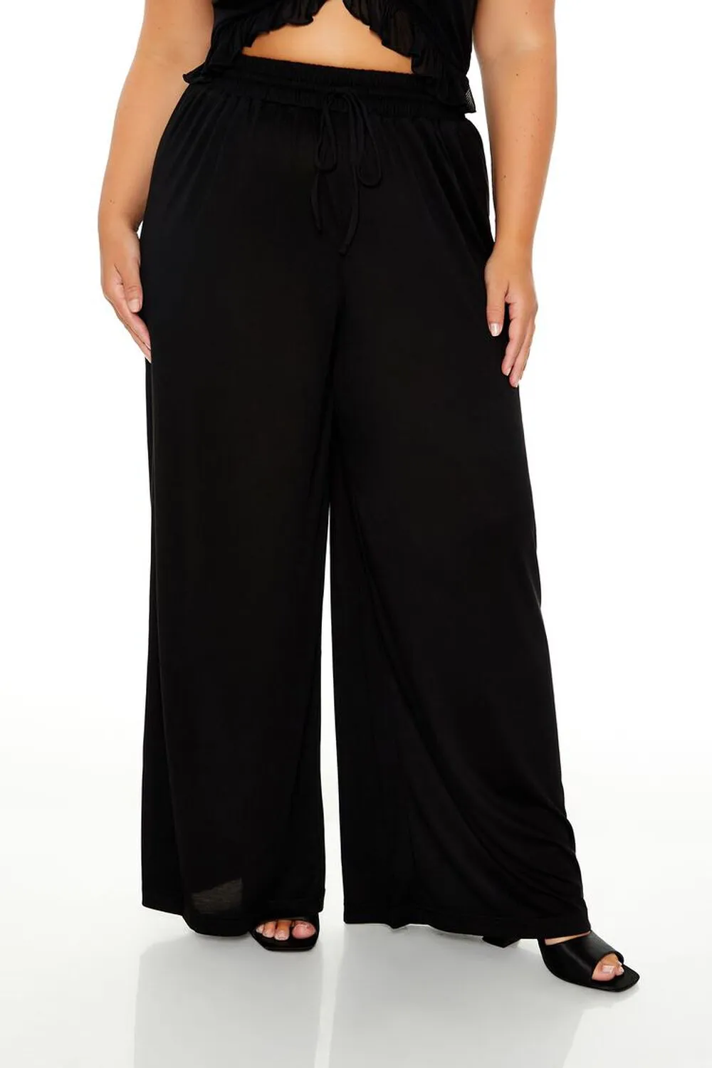 Plus Size High-Rise Pants