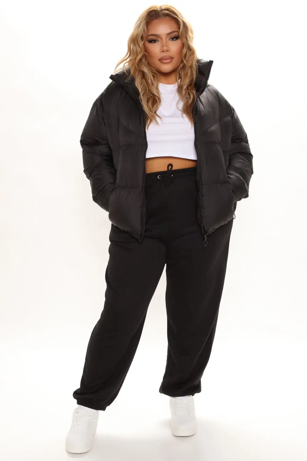 City Streets Puffer Jacket - Black