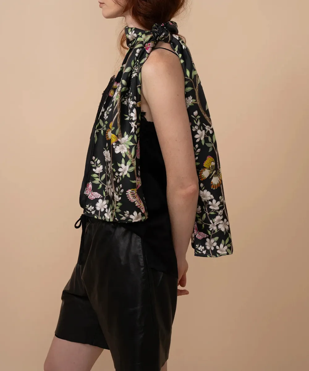 Spring Unfolding Casual Style Silk Oblong Scarf