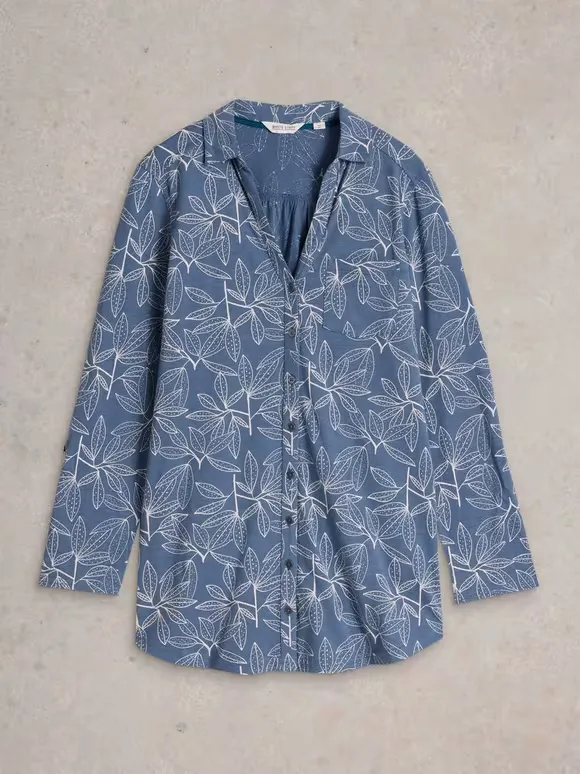 Longline Collared Shirt