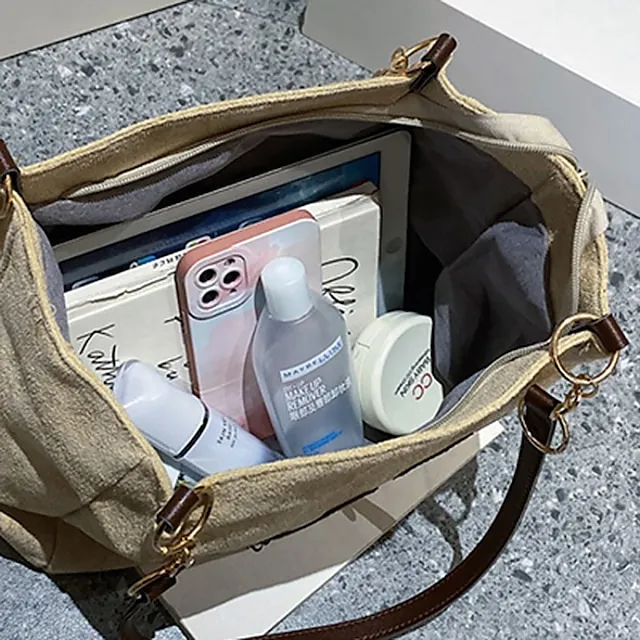 Women's Tote Shoulder Bag Bucket Bag PU Leather Outdoor Daily Holiday Zipper Large Capacity Lightweight Durable Solid Color Letter dark brown Black Brown