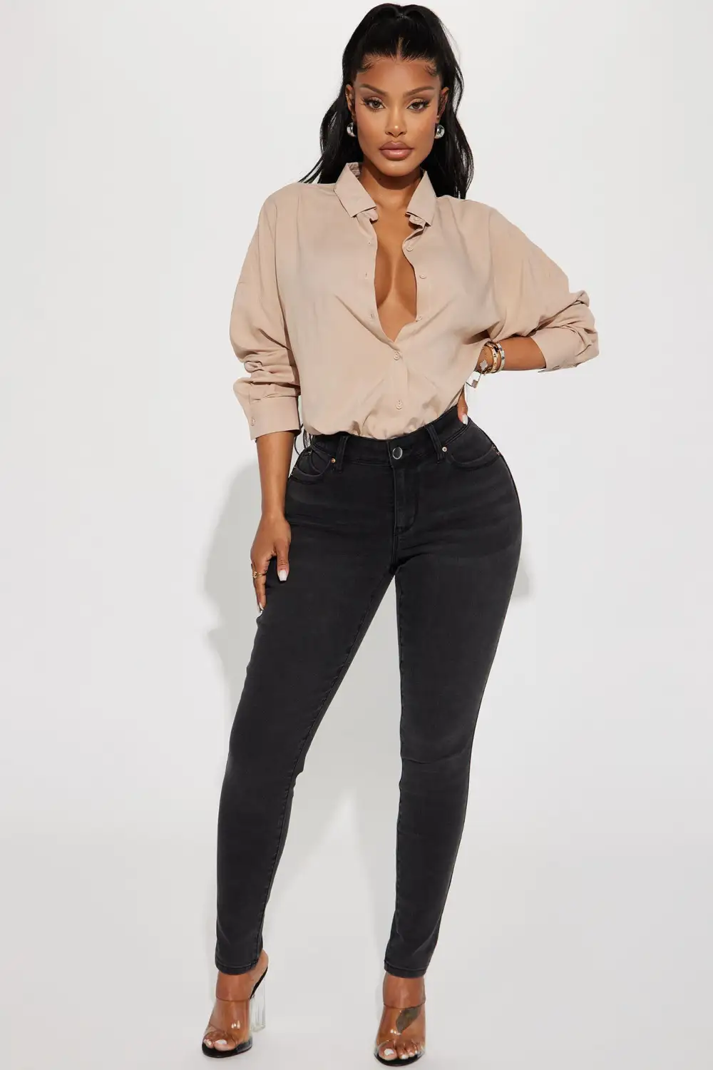 Staying Busy Shirt - Taupe