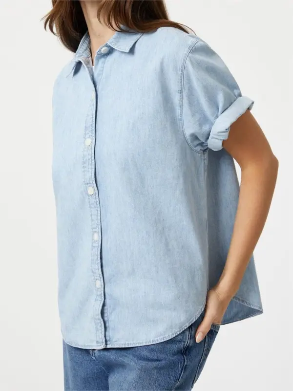 Casual Cotton Denim Shirt