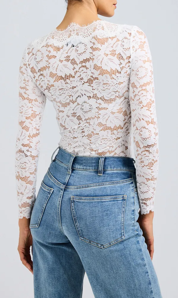 Lace Long Sleeve Top