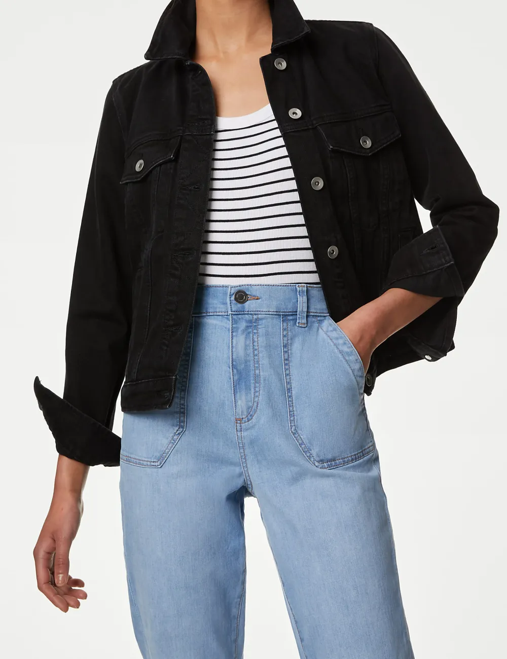 High Rise Clean Look Stretchable Jeans