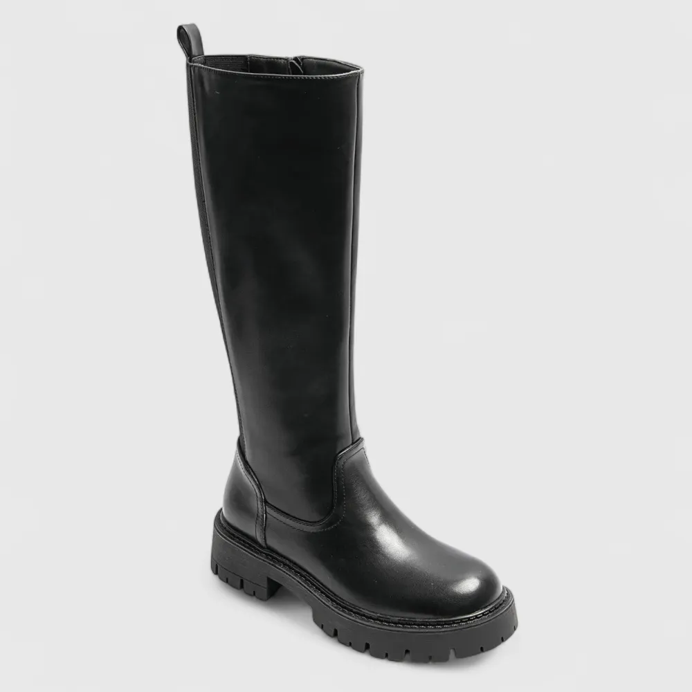 Rugged Sole Ankle Boots
