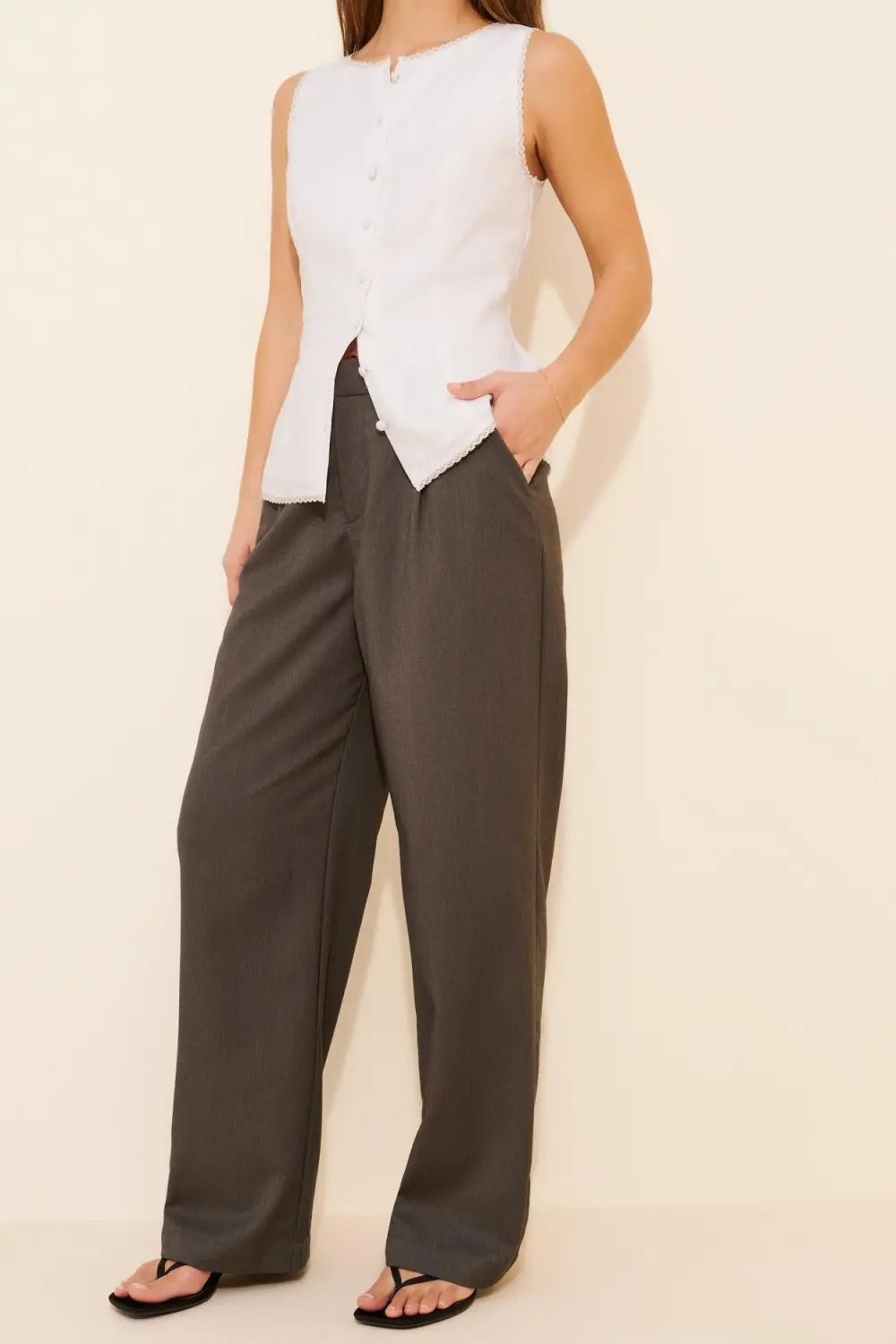 Micah Linen Blend Top