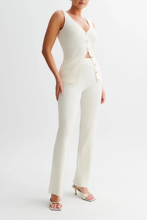 Slight Stretch Knit Trousers