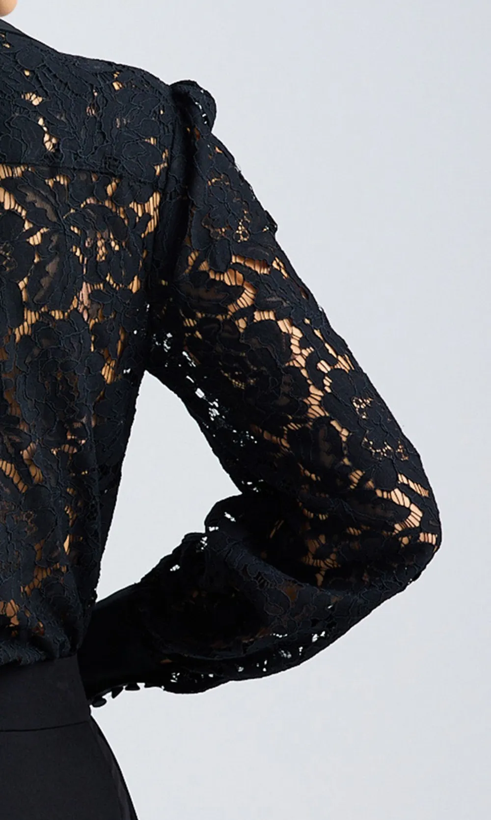 Lace Long Sleeve Shirt