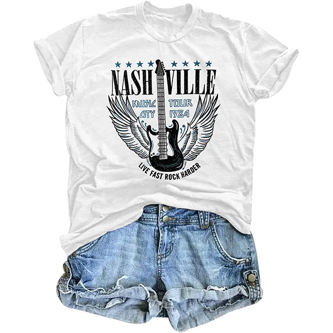 Women's Pattern Round Neck T-shirt