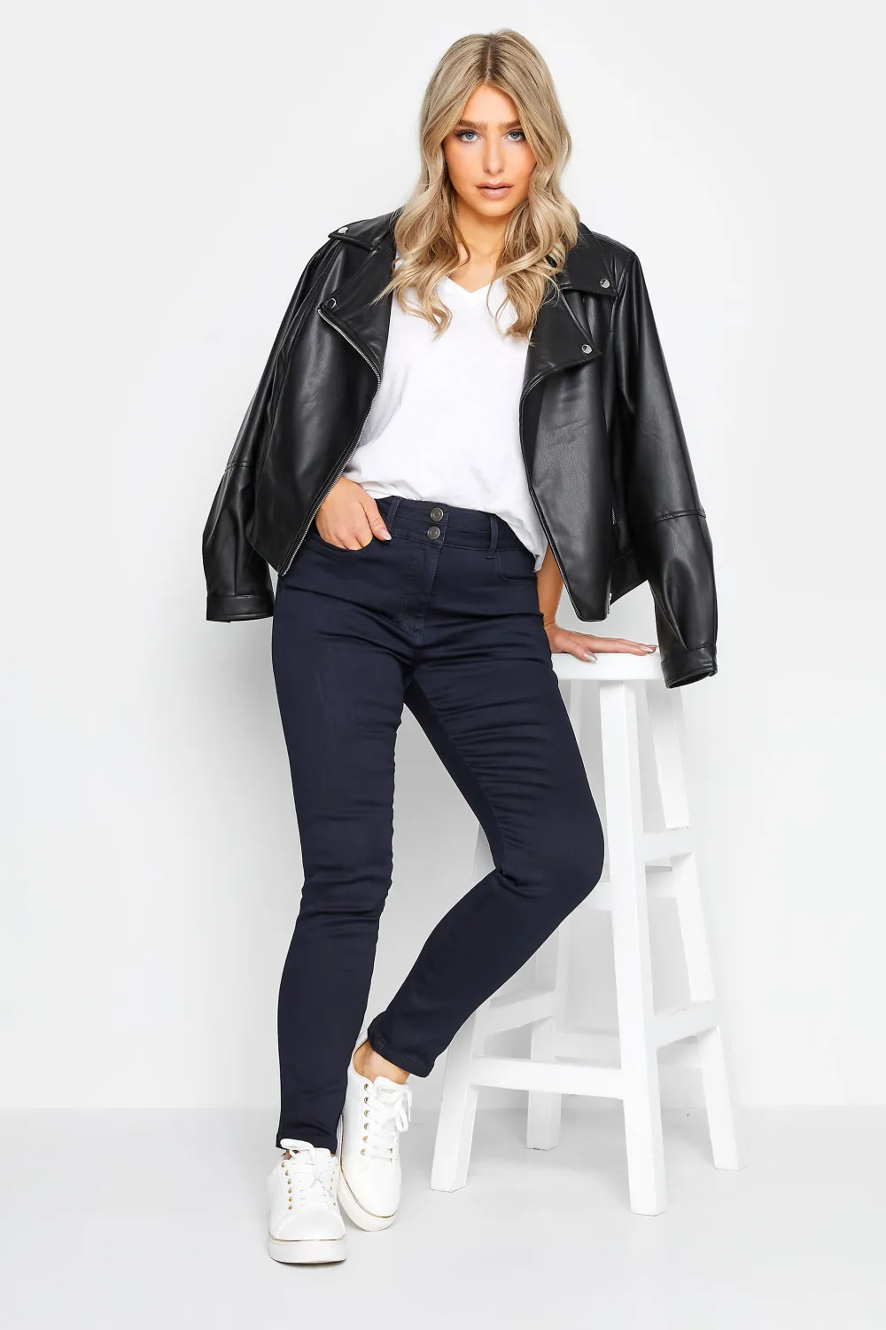 M&Co Indigo Blue Lift & Shape Slim Leg Jeans